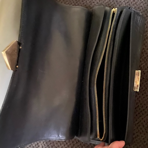 VERSACE black chain link purse - Picture 5 of 9